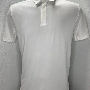 Onia Sun Stretch Jersey Polo Men’s S White